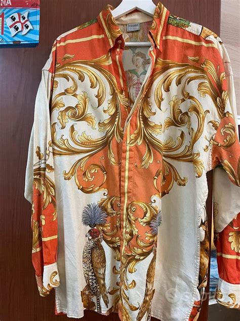 camicia uomo vintage gianni versace|≡ Camicia VERSACE pre.